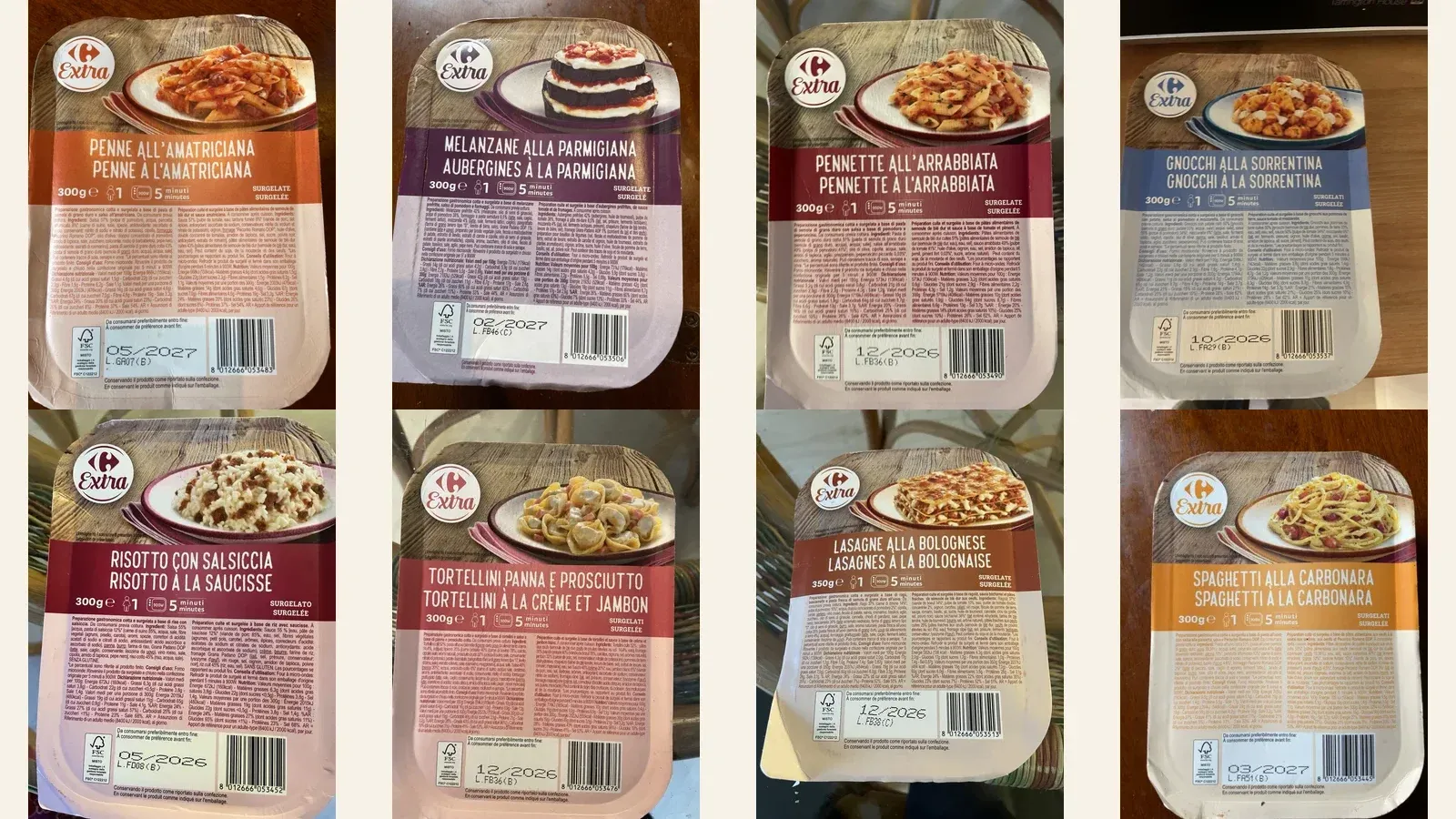 イタリアの冷凍食品食べ比べ